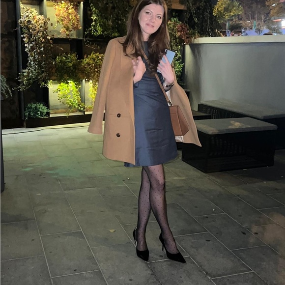 Sezane Jackets & Blazers - Sezane Camel Double-Breasted Trench Coat